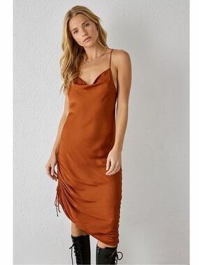 NWT Intimately Free People Women’s Day To Night Slip Dress in Cinnaber L